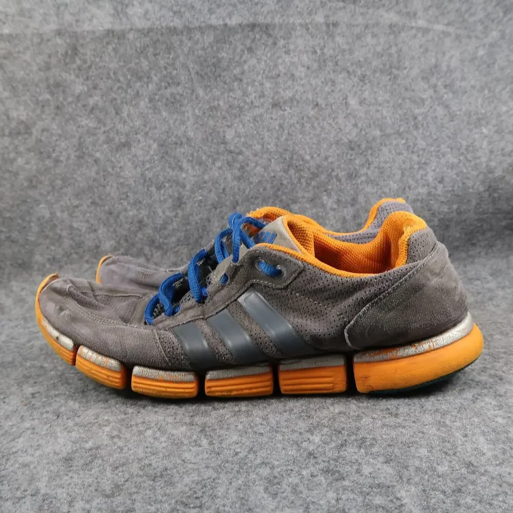 Adidas Shoes Mens 8 Athletic Trainers Running Sneaker Casual Lace Up Active Grey